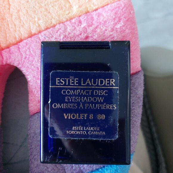 Rare vintage Estee Lauder compact disc eyeshadow Violet 8 80 - Picture 2 of 5